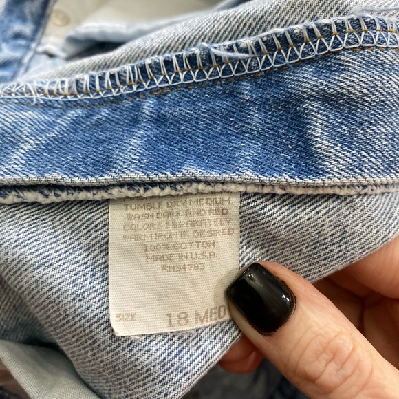 Vintage Lee high rise cut off mom jean shorts - Picture 6 of 6